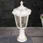 Preview: Antike Sockellampe weiß
