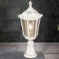 Preview: weiße Gartenlampe antik