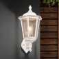 Preview: weiße Außenwandleuchte antik