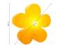 Preview: Partybeleuchtung Solar Blume gelb