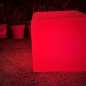 Preview: Weiße Gartenleuchte mit LED