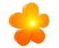 Preview: Partybeleuchtung Solar Blume orange