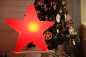 Preview: Weihnachtsbeleuchtung roter Stern 100cm