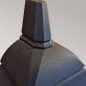 Preview: schwarze Wandleuchte antik