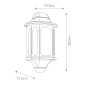 Preview: Wandleuchte antik 38cm