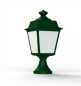 Preview: grüne Sockelleuchte klassisch