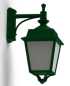 Preview: grüne Außenwandleuchte klassisch