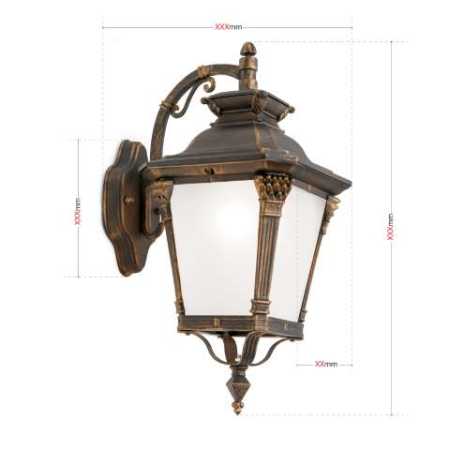 Wandlaterne für Gastronomie