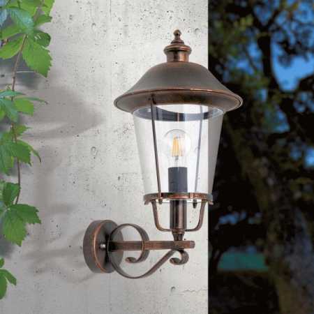 stehende Aussenwandleuchte