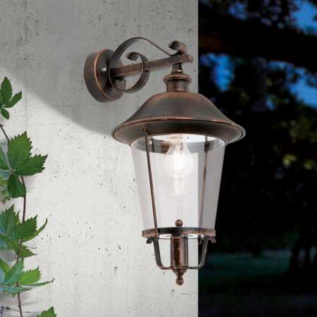 Antike Außenwandlampe