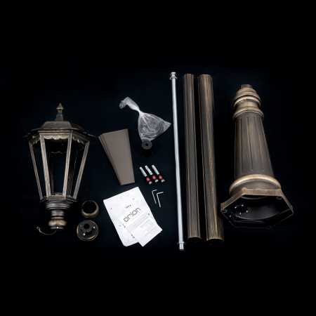 Hohe Gartenlaterne antik