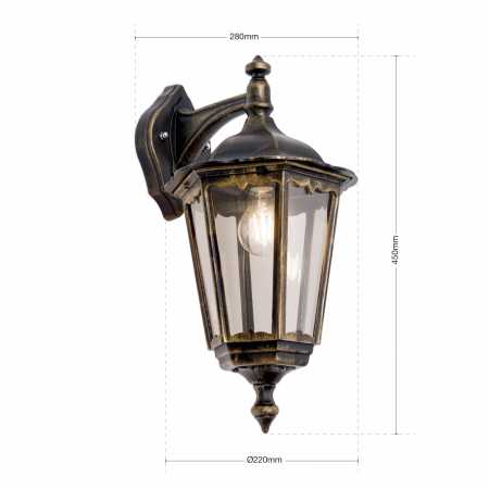 Außenwandlampe rustikal