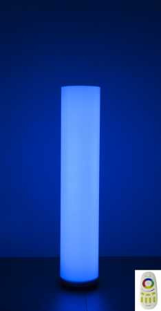 Weiße Gartenleuchte 162cm