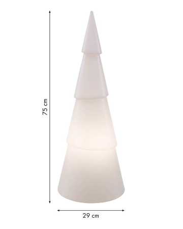 Weihnachtsbeleuchtung Design-Baum 75cm