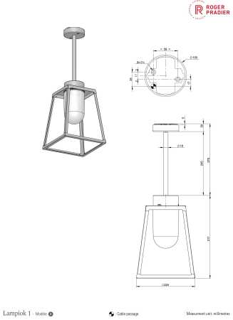 Design Gartenlaterne modern