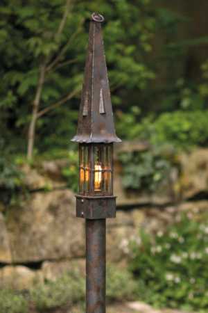 exklusive Gartenleuchte 167cm