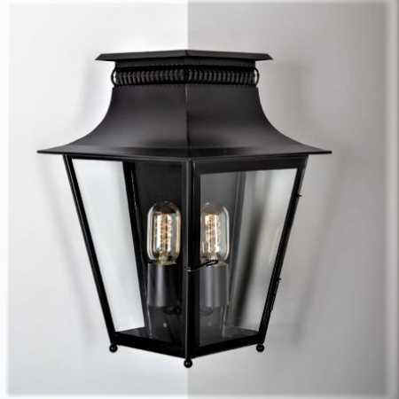 Wandlampe Ecke außen