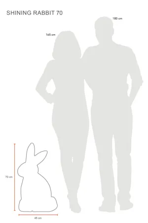 Gartenbeleuchtung Ostern 70cm