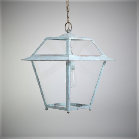 Hängelampe antik-grün