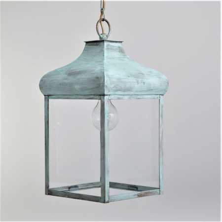 Hängeleuchte antik-grün