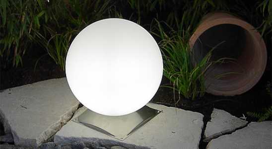 Moderne Sockelleuchte Garten