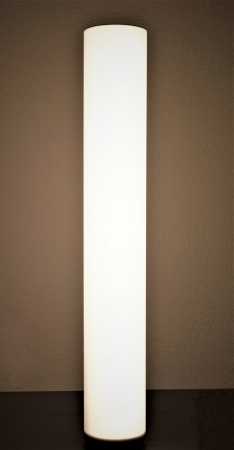 Weiße Pollerleuchte 132cm