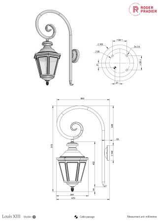 historische Wandlaterne