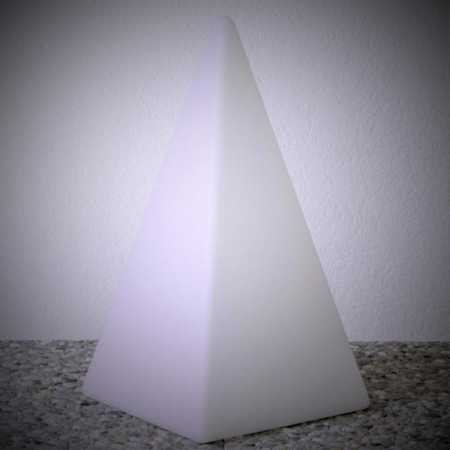 Weiße Gartenbeleuchtung 54cm