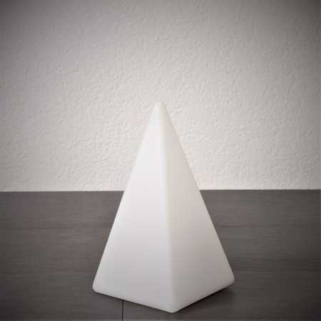 Weiße Gartenbeleuchtung 36cm