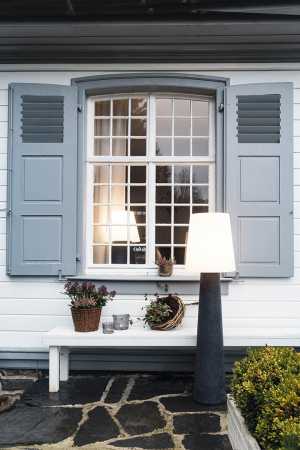 Garten-Stehlampe anthrazit