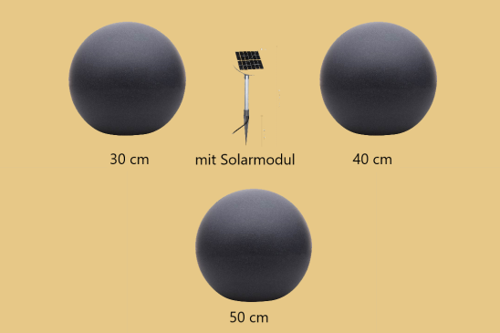 Solar-Gartenleuchten Set 3