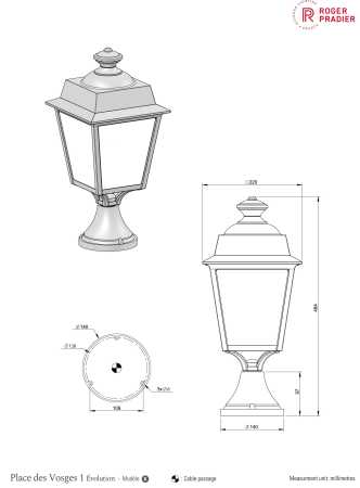Design Sockellampe Garten