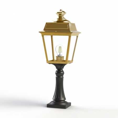 weiße Gartenleuchte