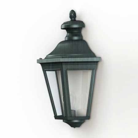 Wandlaterne mit Glas