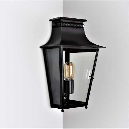 Wandlampe Ecke außen