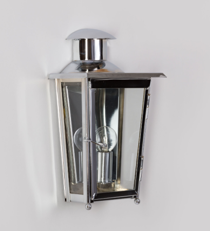 Moderne Wandlaterne Nickel