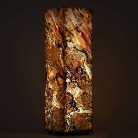 außergewöhnliche Gartenleuchte 70cm