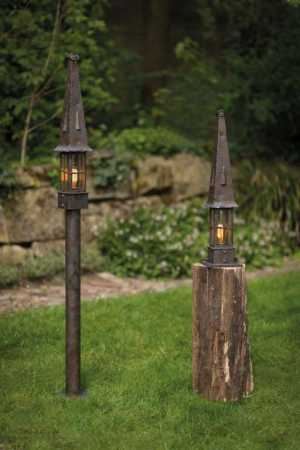 exklusive Gartenleuchte 167cm