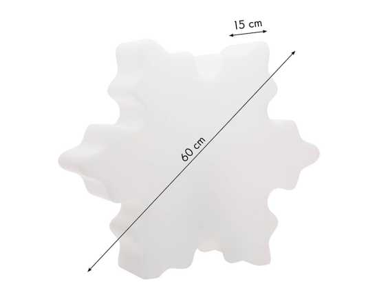 Weihnachtsbeleuchtung Schneeflocke 60cm