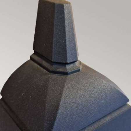 schwarze Wandleuchte antik