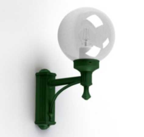 grüne Kugel-Wandleuchte