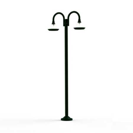 mediterrane Gartenbeleuchtung 2-flammig