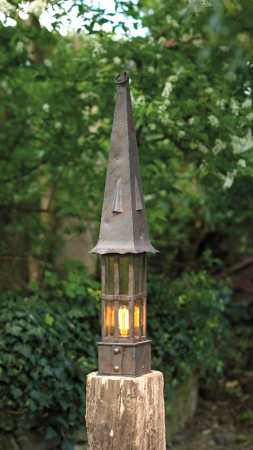 exklusive Gartenlampe Sockelleuchte