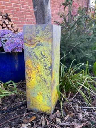 außergewöhnliche Gartenleuchte 70cm