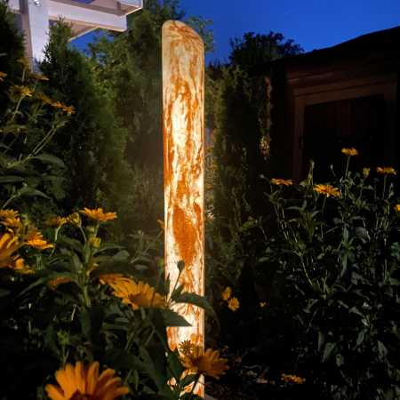 außergewöhnliche Gartenleuchte