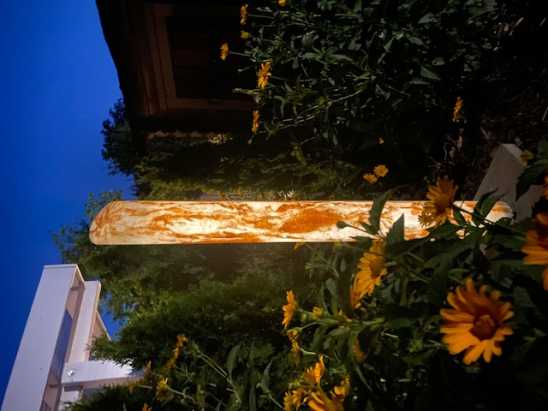 Exklusive Gartenleuchte 110cm