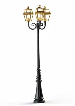 Design Gartenleuchte 3-flammig