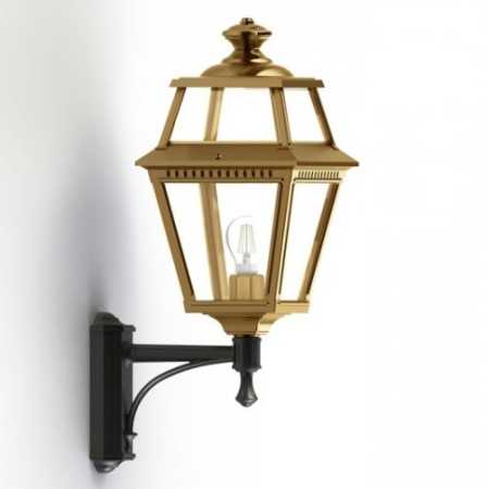 Design Wandlaterne mit Echtglas