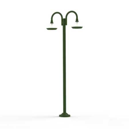 mediterrane Gartenbeleuchtung 2-flammig