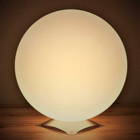 Kugel-Sockelleuchte 50cm